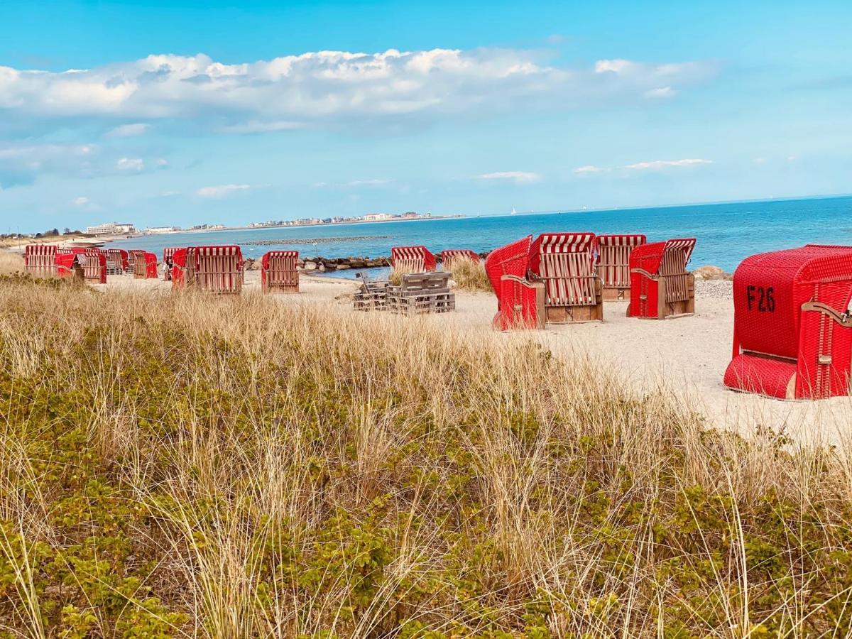 Seelund - Meeresrauschen Lauschen - Ruhiges Sonniges Apartment Mit Garten Und Terrasse Nahe Strand Und Ostsee Schönhagen Eksteriør bilde