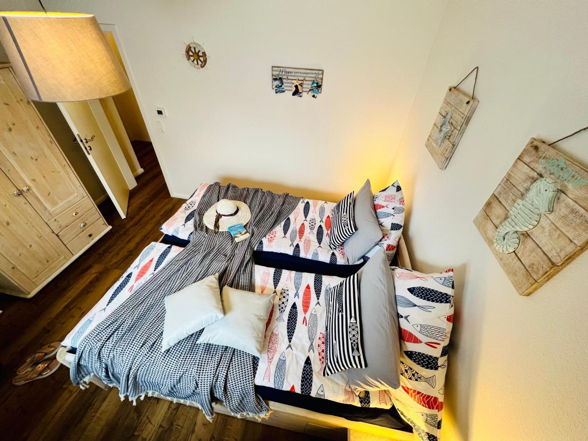 Seelund - Meeresrauschen Lauschen - Ruhiges Sonniges Apartment Mit Garten Und Terrasse Nahe Strand Und Ostsee Schönhagen Eksteriør bilde